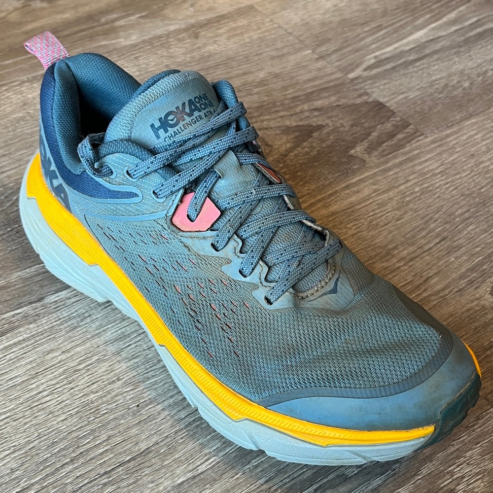 Hoka One One Challenger ATR 6‎ Blue Trail Running Shoes Womens 8 UK 6.5 EU 40